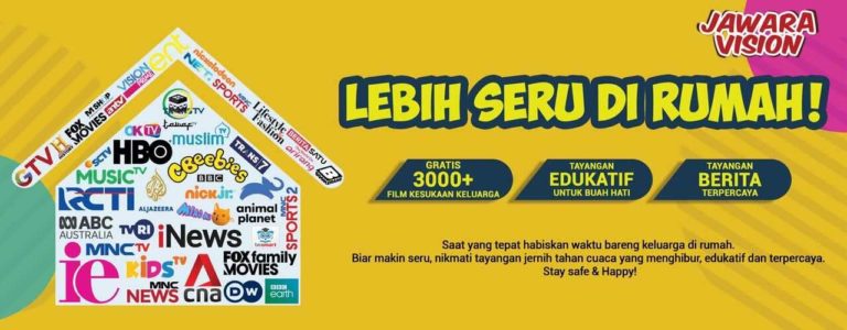 Promo Indovision Terbaru Paket Jawara Vision